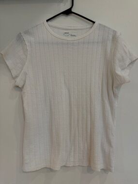 Women’s Aerie Classic Ribbed Short-Sleeve Top - White